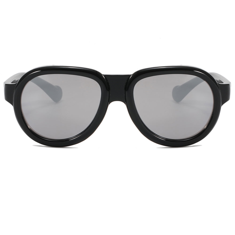 Big Frame Oval Shades Sunglasses
