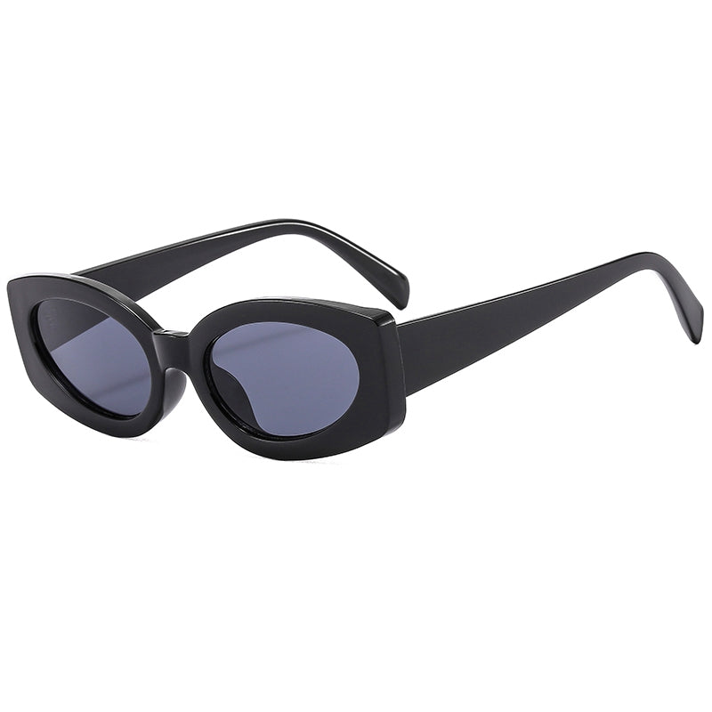 Cat Eye Women Small Oval Sunglasses