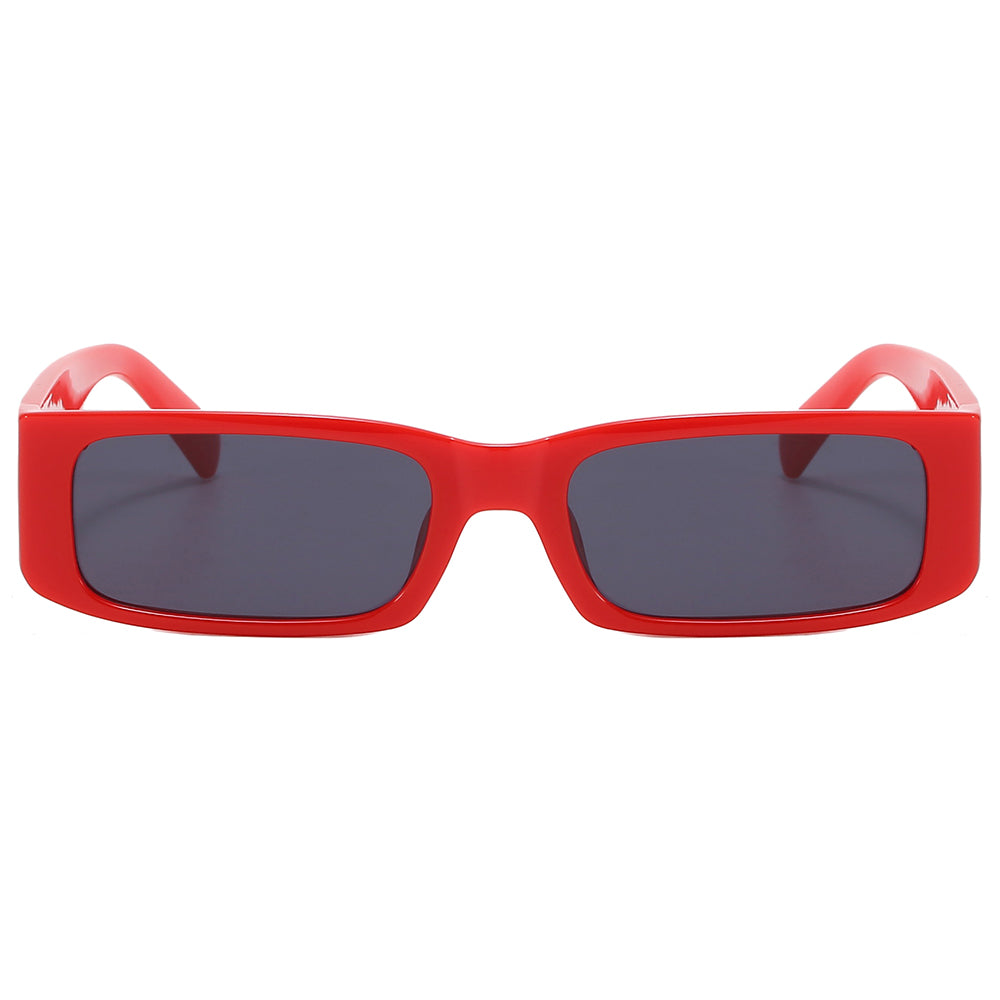 Retro Luxury Flat Top Small Rectangle Sunglasses