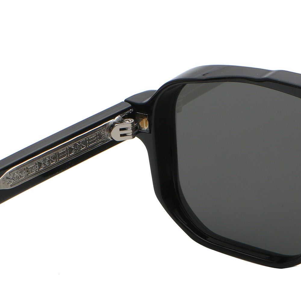 Double Bridge Flat Top Pilot Square Sunglasses