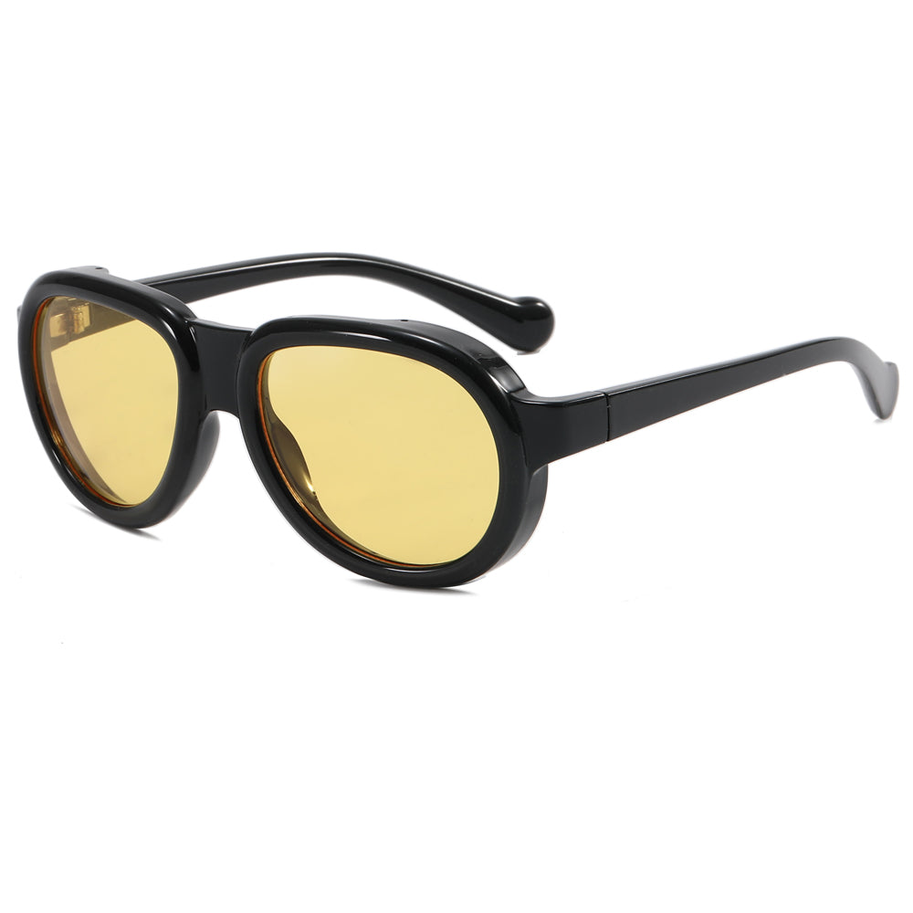 Big Frame Oval Shades Sunglasses