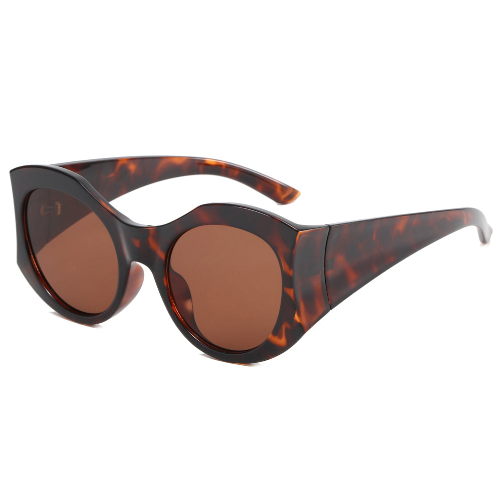 Round Polygon Cat Eye Shades  Sunglasses
