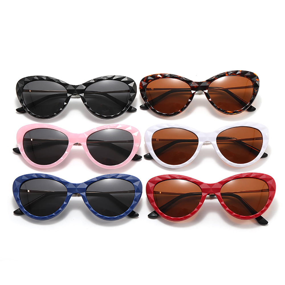 Cateye Light weight Blue light blocking Polarized Clip On Sunglasses