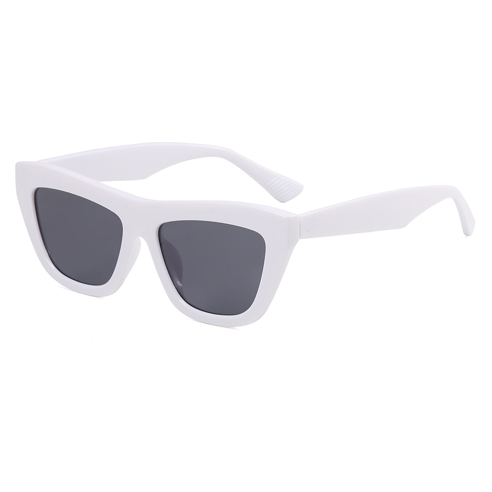 Vintage Women Square Trendy Cateye Sunglasses