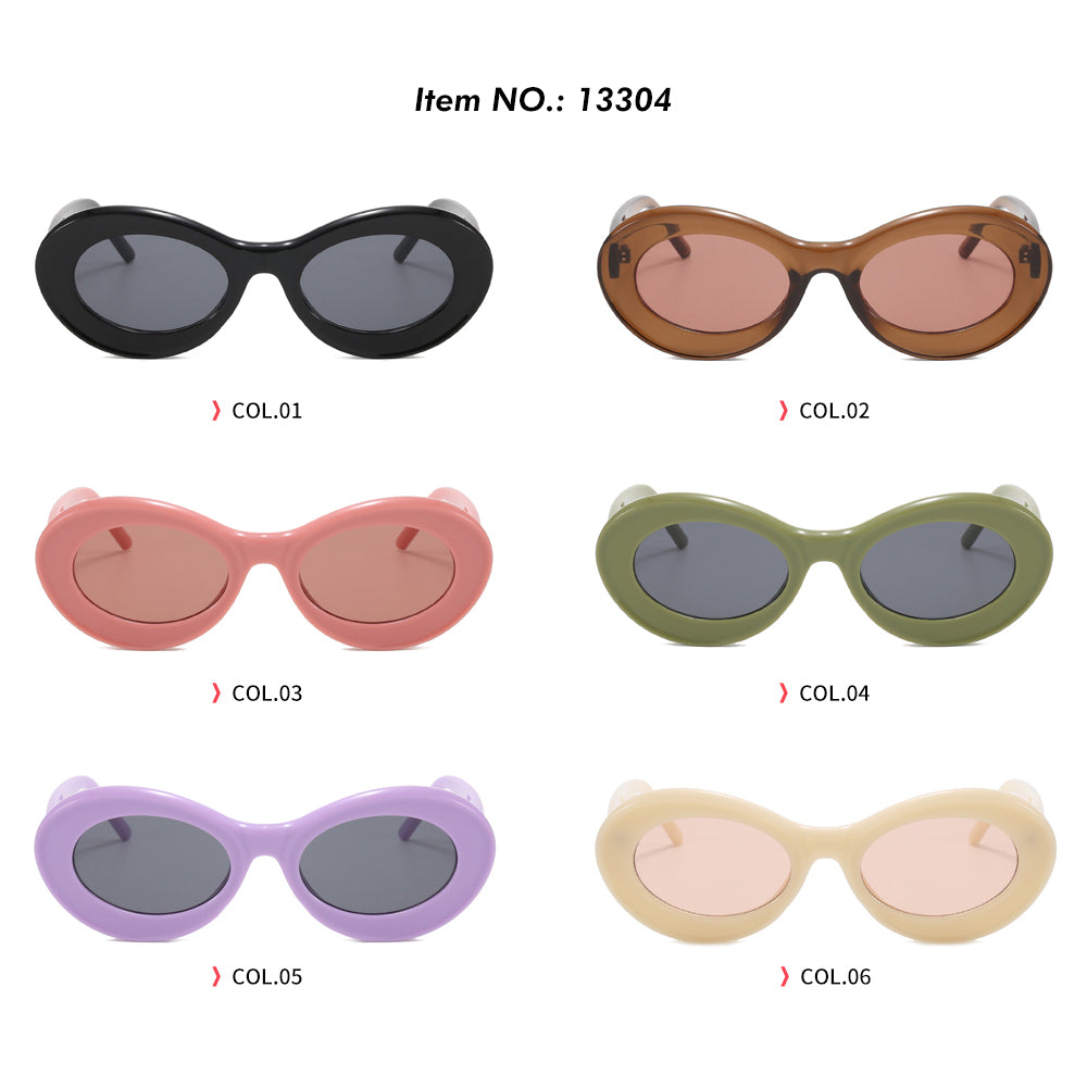 Women Retro Vintage Small Oval Stylish Sunglasses