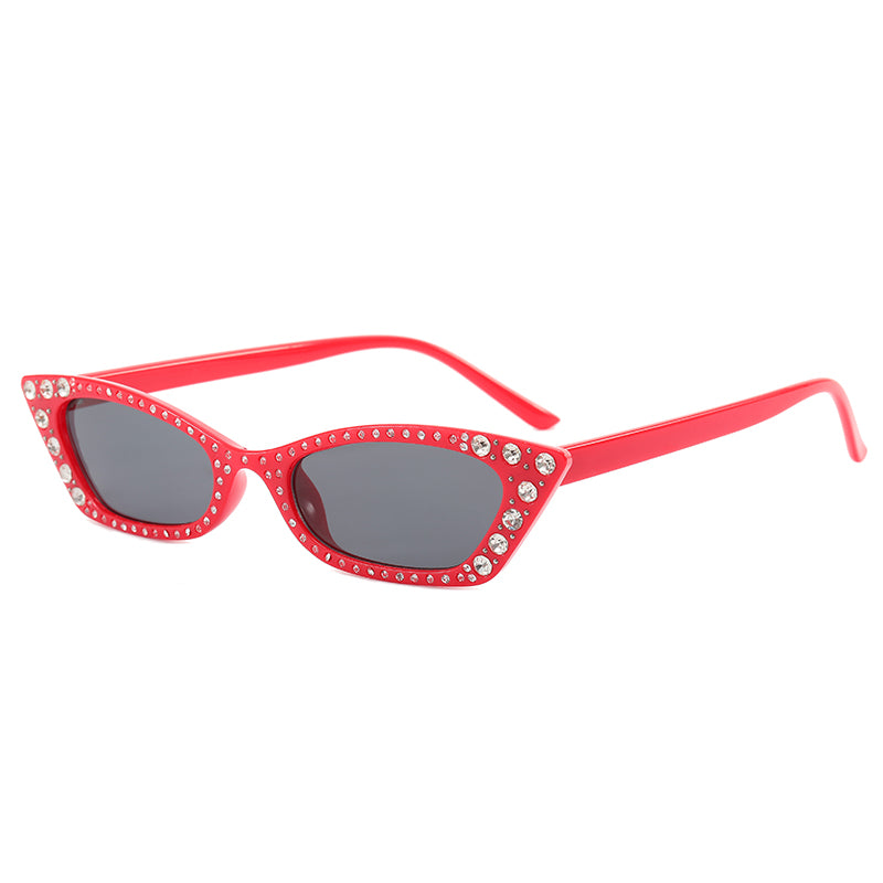 Cat Eye Bling Bling Women Rhinestones Sunglasses