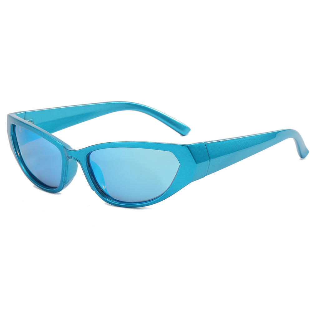 Polarized Y2K Oval Outdoor Cycling Sporty Sunglasses