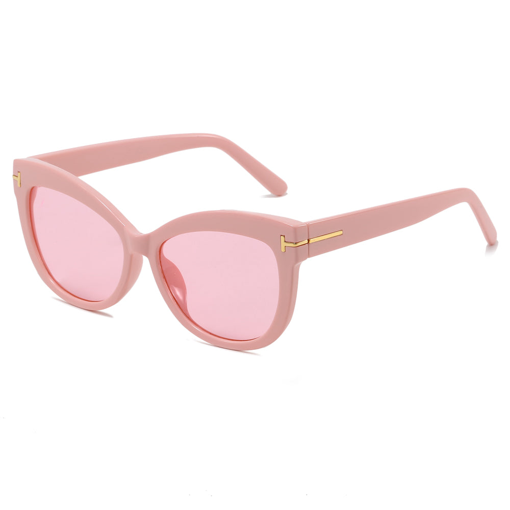Chic Cat Eye Women Oval Sunglasses