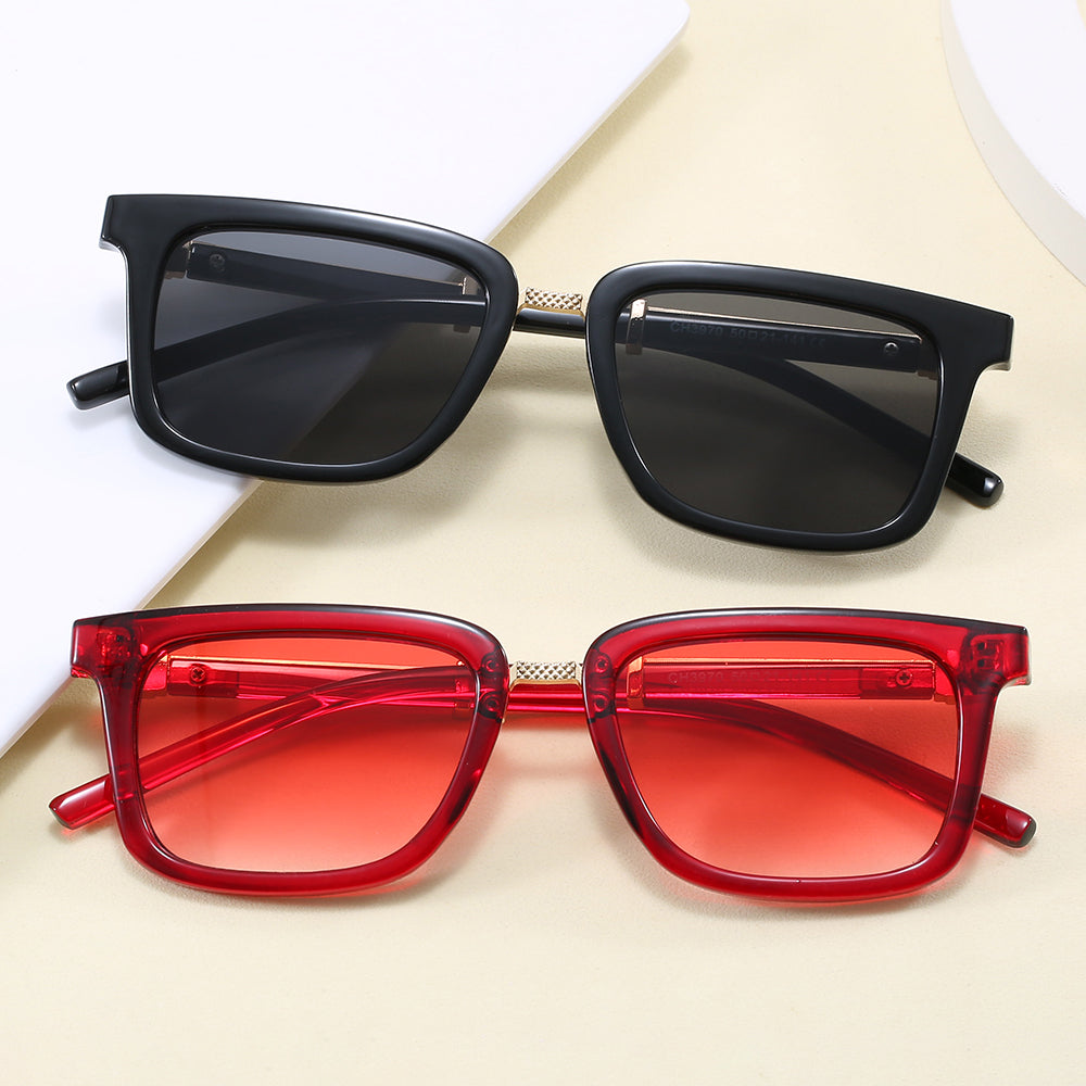 Retro Classic Women Square Gradient Sunglasses