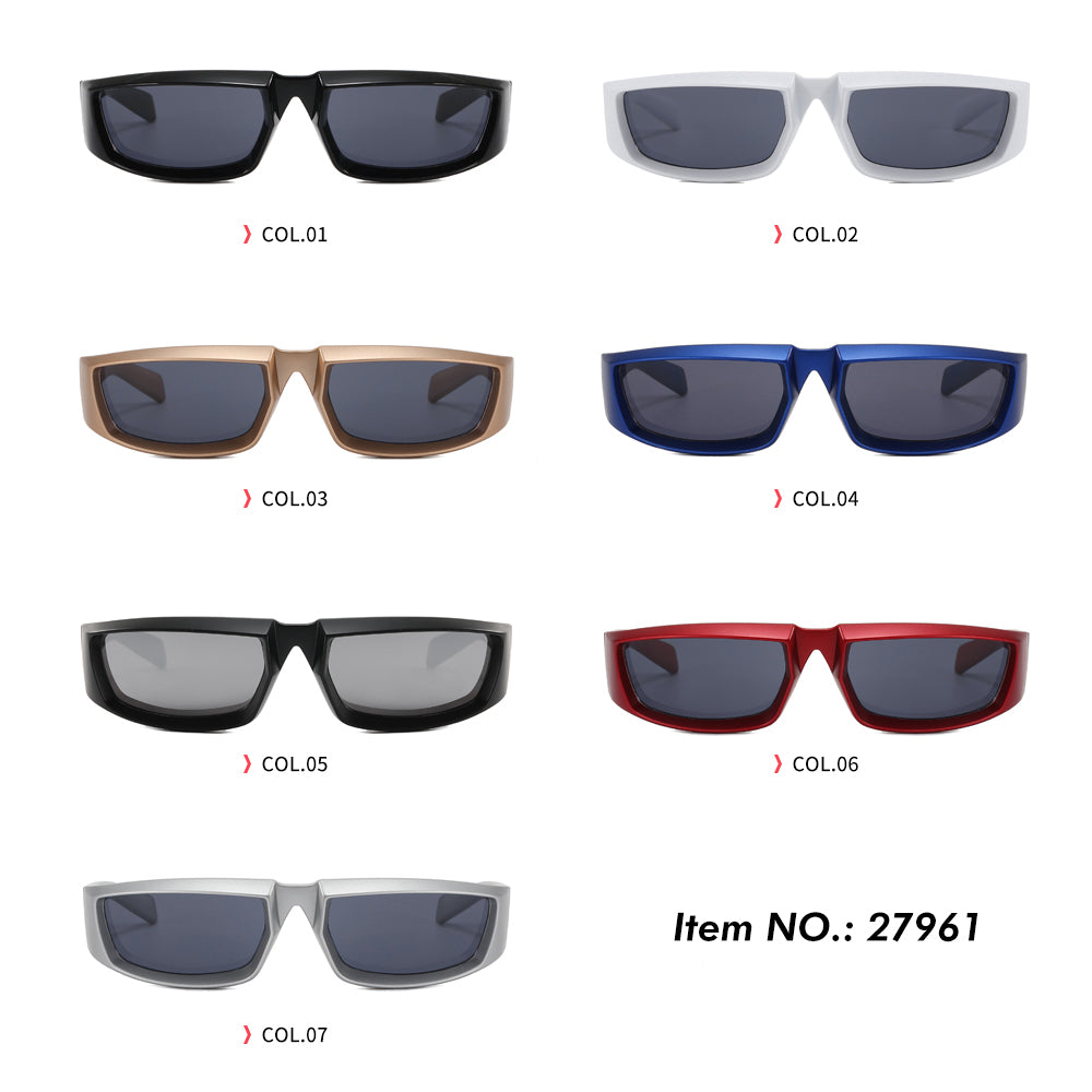 Rectangle Outdoor Cycling Sporty Y2K Sunglasses