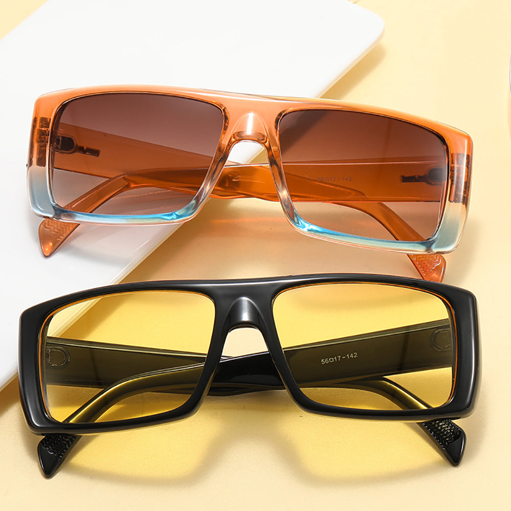Flat Top Rectangle Sunglasses