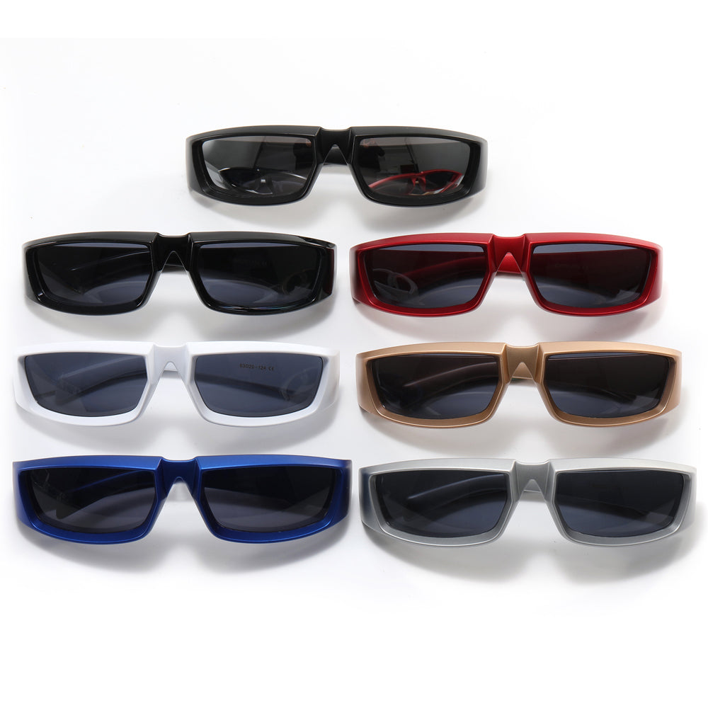 Rectangle Outdoor Cycling Sporty Y2K Sunglasses