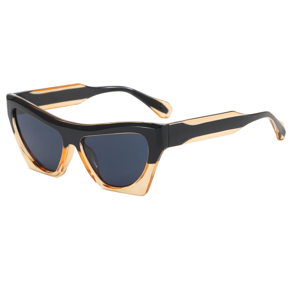 Cat Eye Thick Women Irregular Square Sunglasses