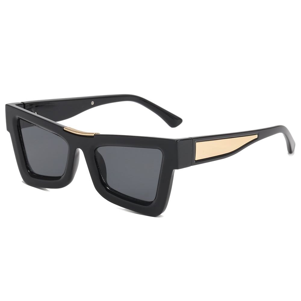 Cat Eye Thick Women Small Square Irregular Sunglasses