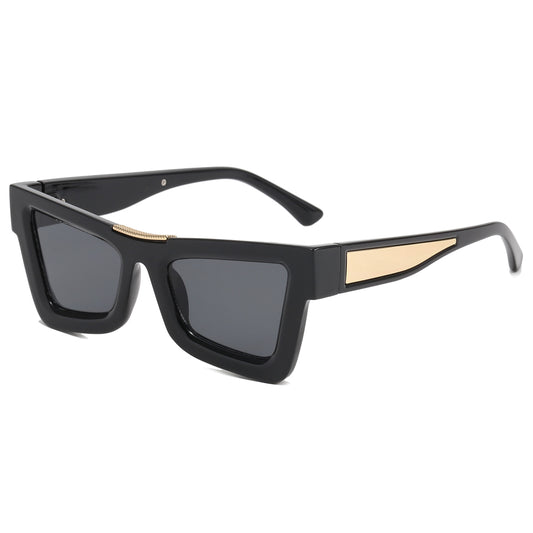 Cat Eye Thick Women Small Square Irregular Sunglasses