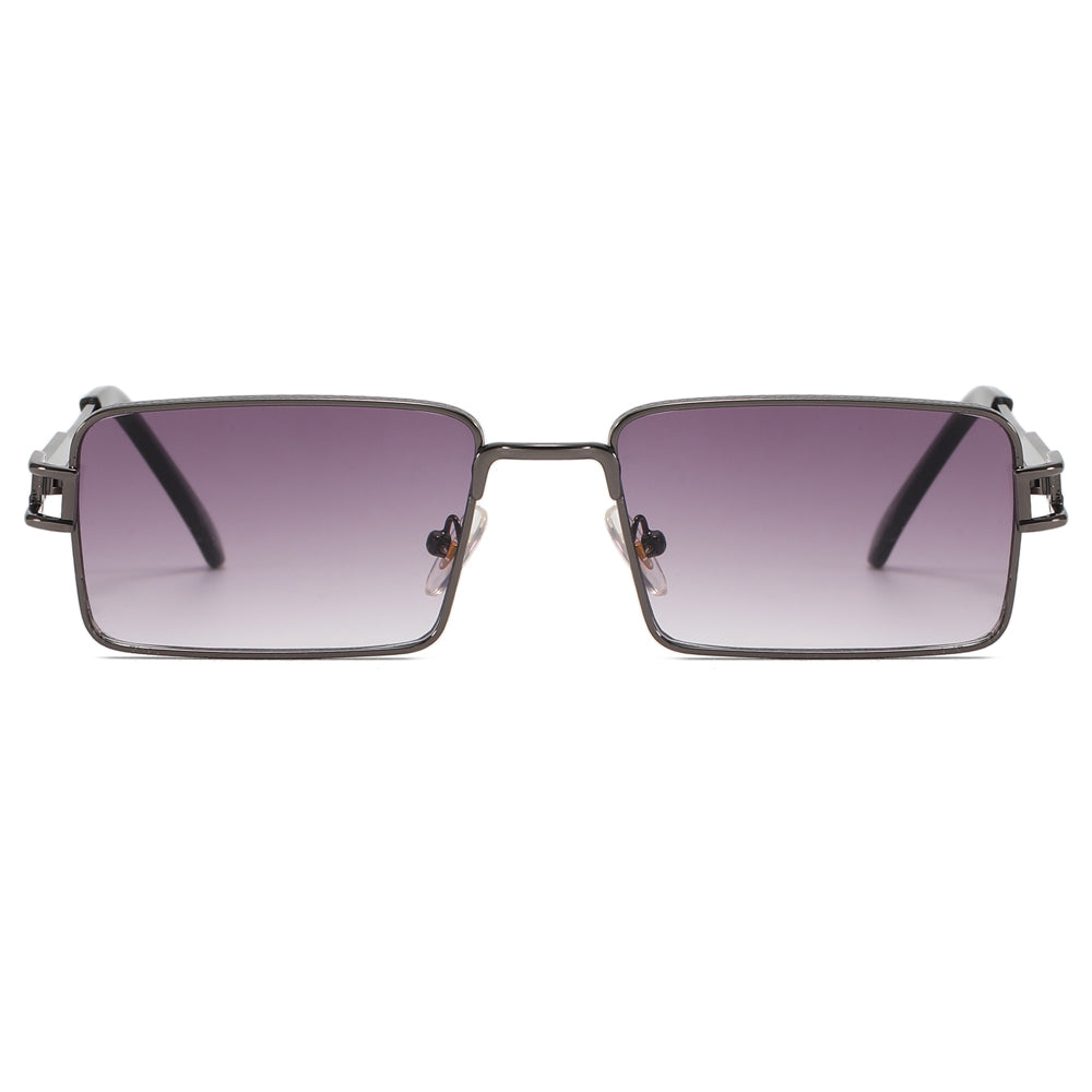 Small Rectangle Metal Frame Sunglasses