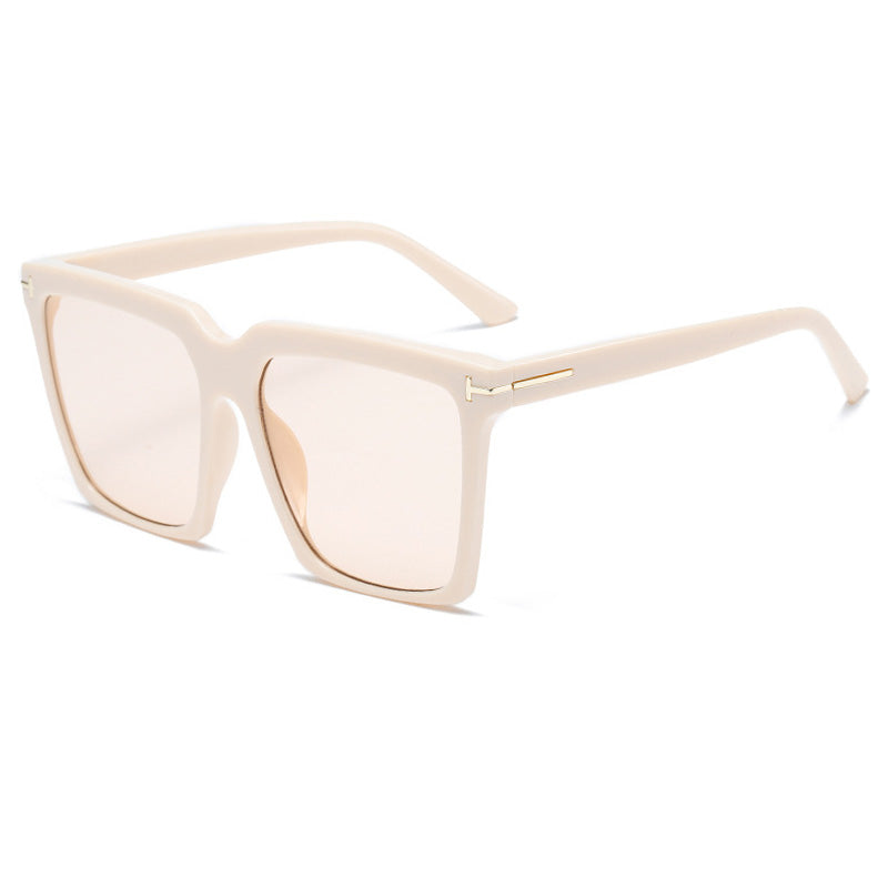 Oversized Cat Eye Women Square Ombre Shades Sunglasses