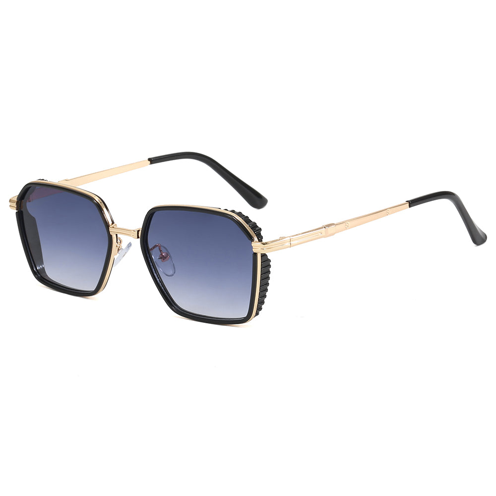 Vintage Square Steam Punk Metal Sunglasses