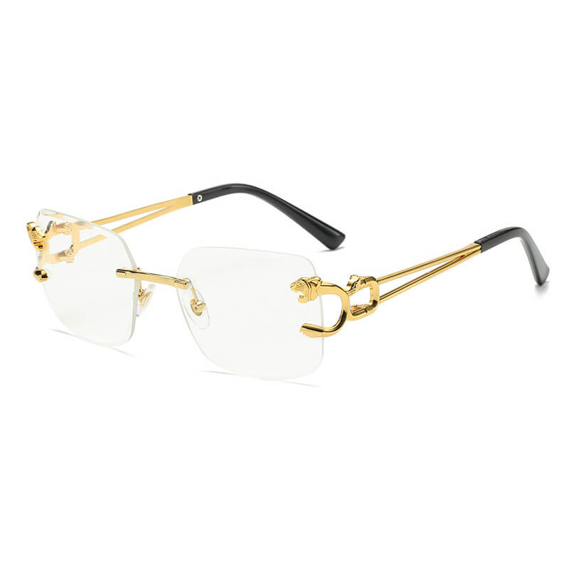 Panther Square Rimless Sunglasses