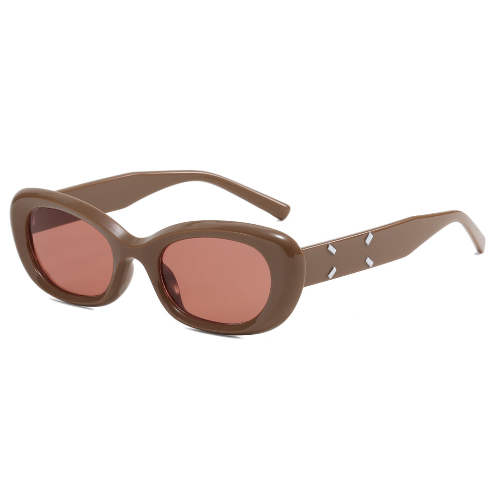 Retro Rectangle UV Protection Outdoor Sunglasses