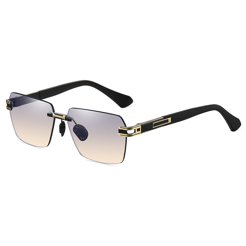 Men's Gradient Rimless Sunglasses