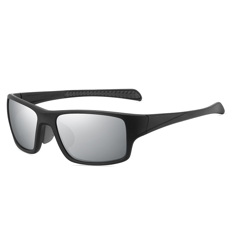 Flat Top Polarized Rectangular Sports Sunglasses