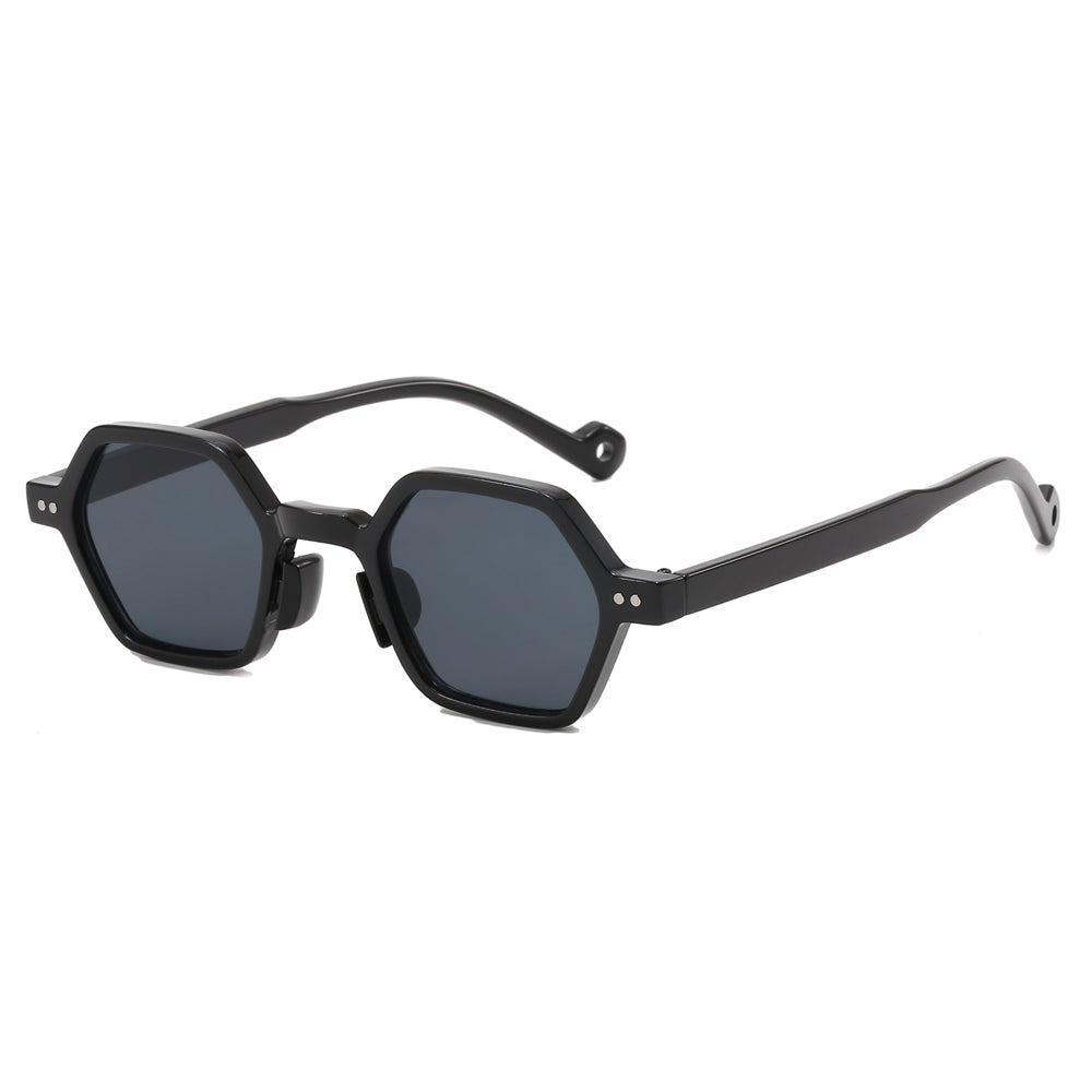 Women Small Hexagon Shaped Sunglasses