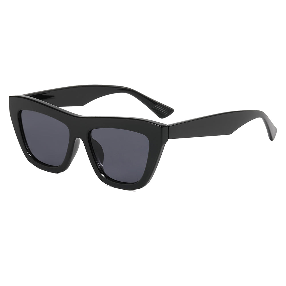 Vintage Women Square Trendy Cateye Sunglasses