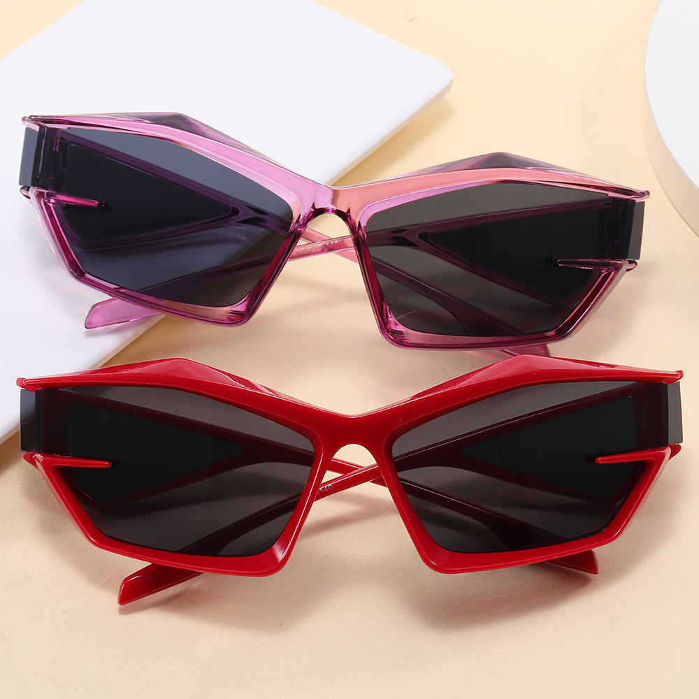 Retro Cat Eye Steampunk Sunglasses