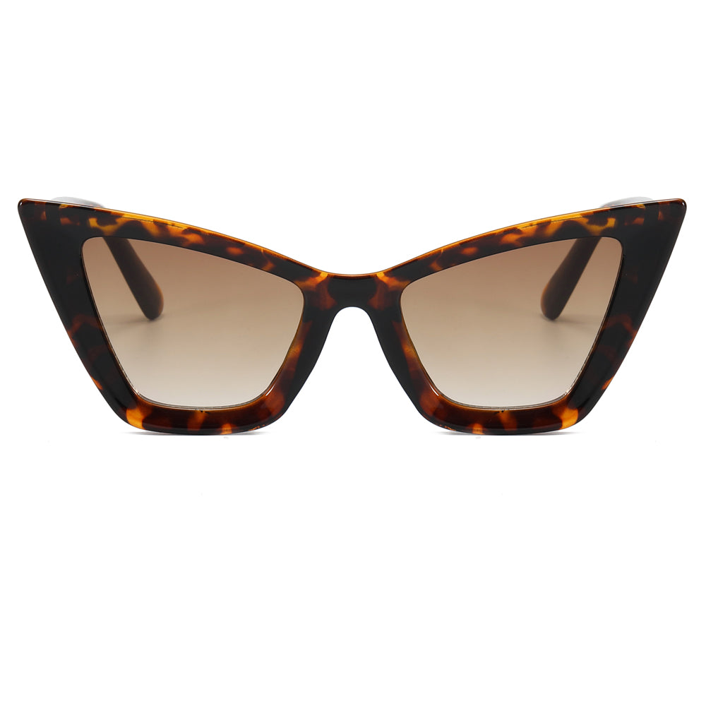 Cat Eye Women Triangle Sunglasses