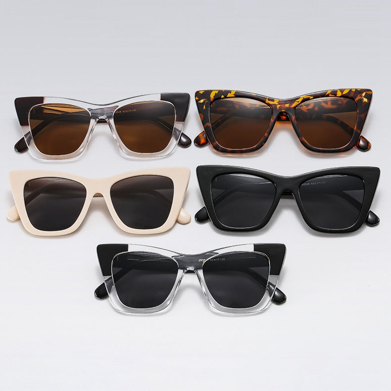 Women Square Trendy Cateye Sunglasses