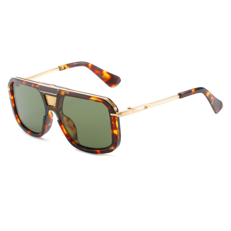Oversized Square Pilot Sunglasses Men Women Outdoor Shades