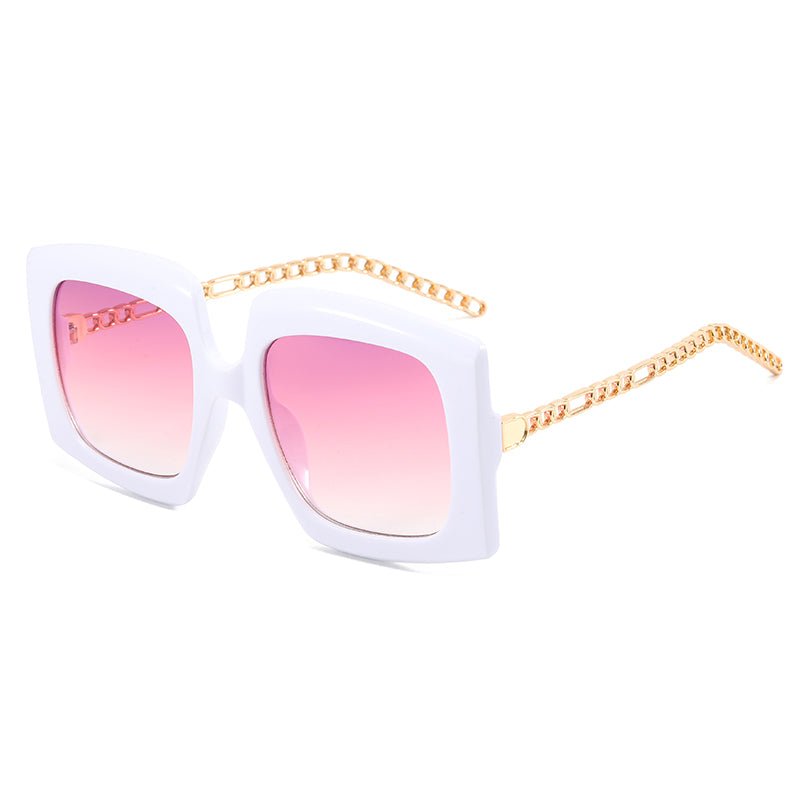 Women Square Chain Sunglasses