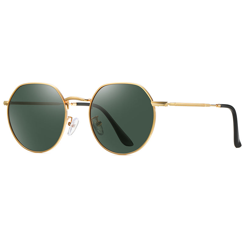 Classic Round Metal Polarized Sunglasses