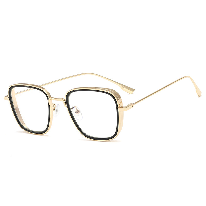 Fashion Men Square Metal Sunglasses