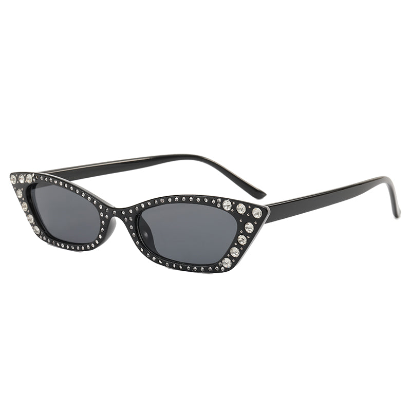 Cat Eye Bling Bling Women Rhinestones Sunglasses