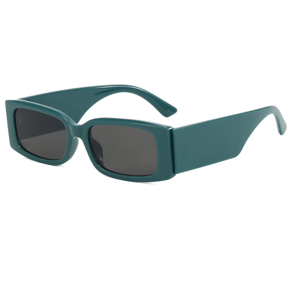Retro Small Narrow Rectangle Sunglasses