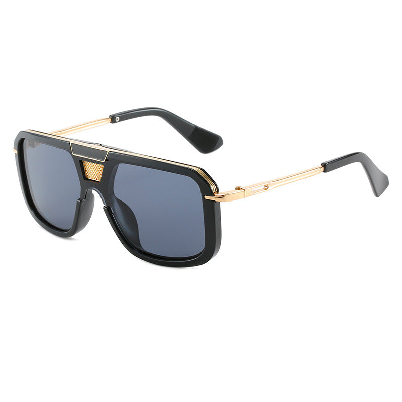Oversized Square Pilot Sunglasses Men Women Outdoor Shades