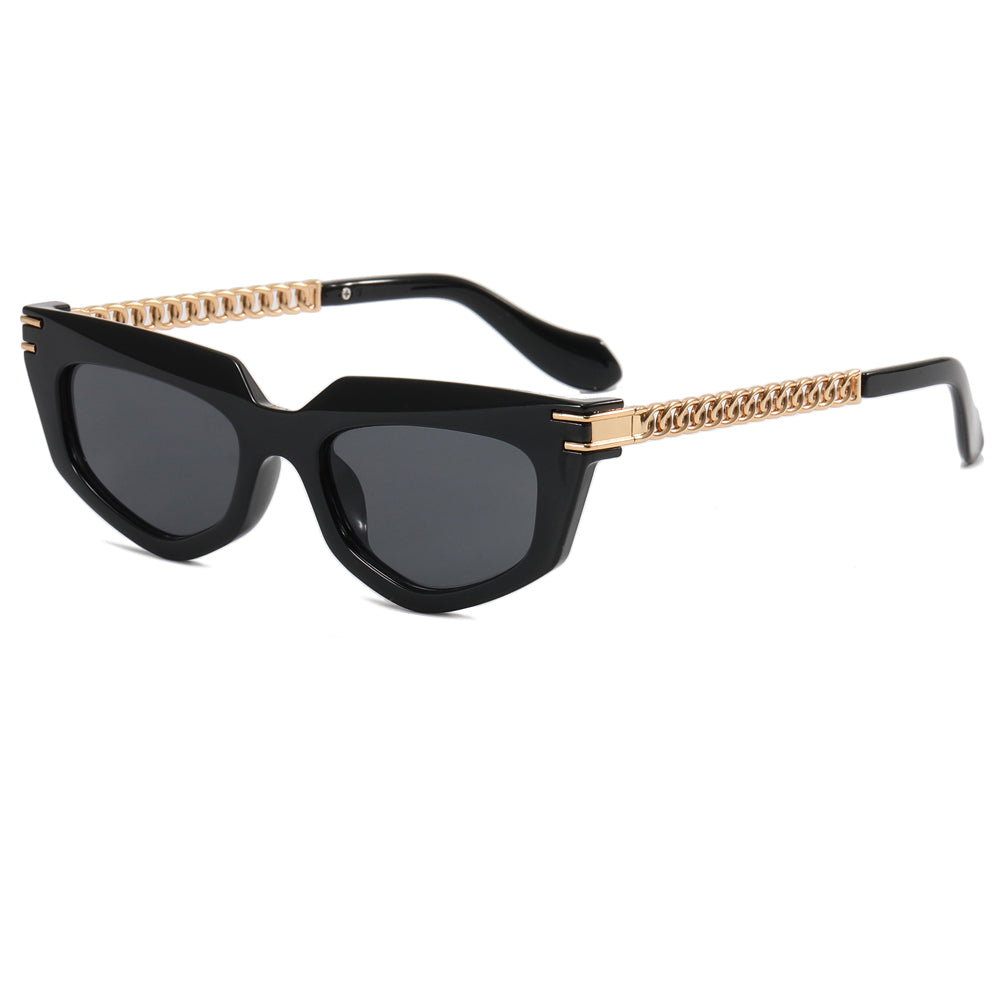 Cat Eye Polygon Shades Sunglasses