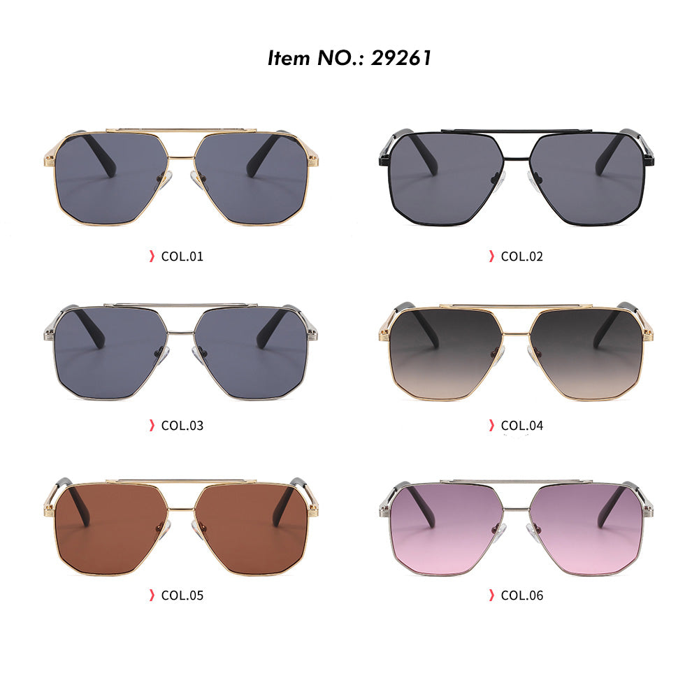 Oversized Square Classic Pilot Sunglasses