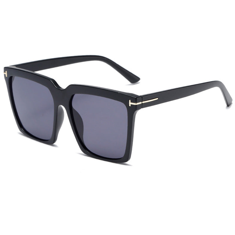 Oversized Cat Eye Women Square Ombre Shades Sunglasses