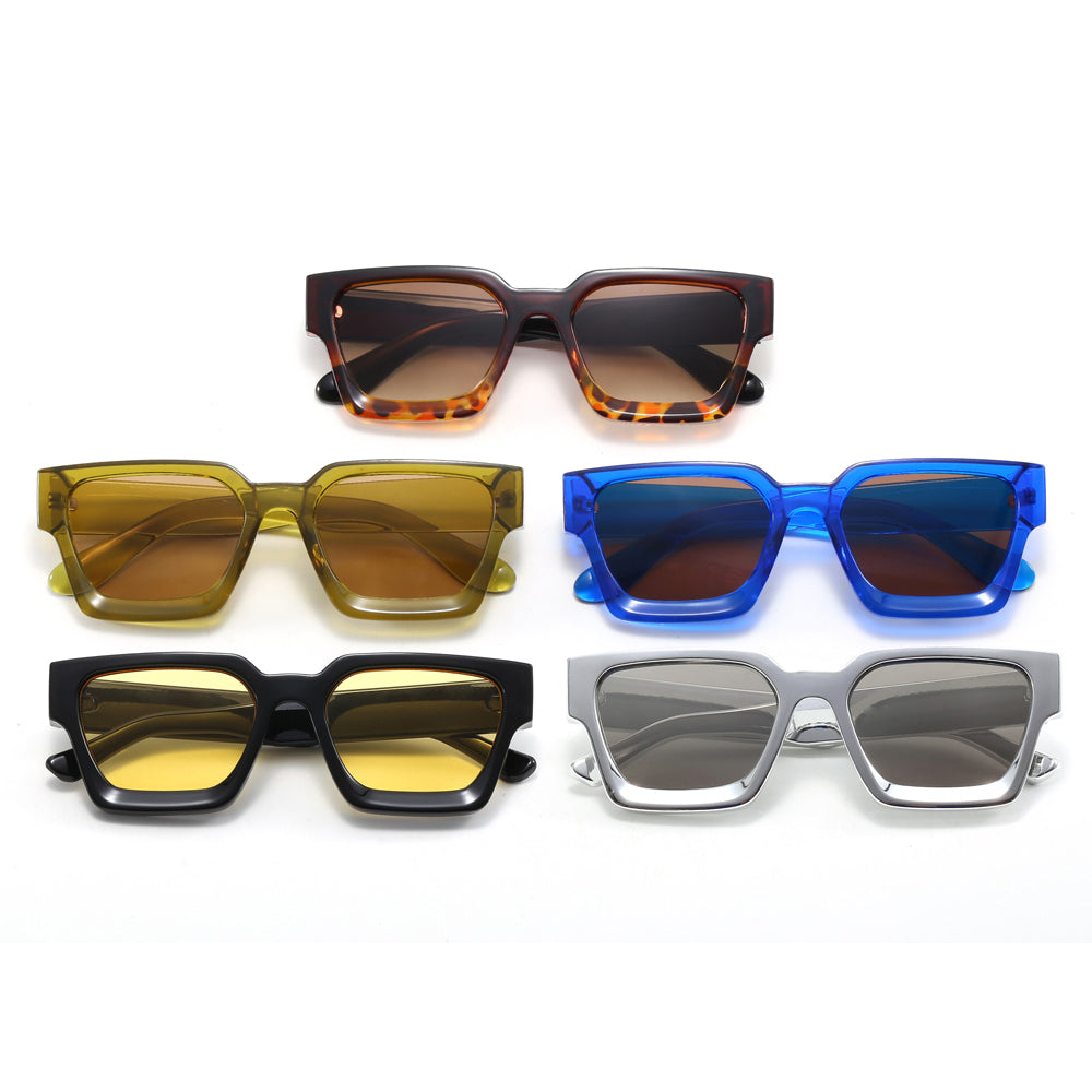 Chunky Square D Frame Sunglasses