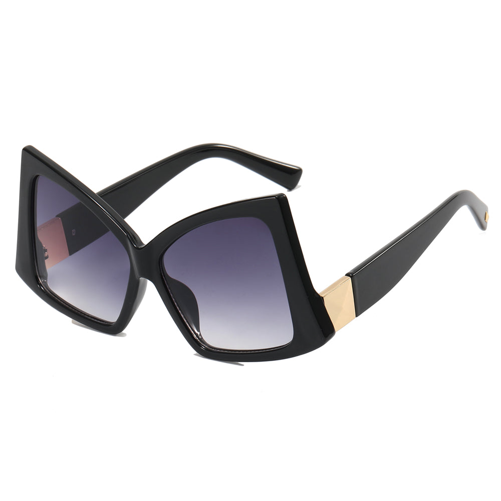 Square Butterfly Oversized Shades Sunglasses