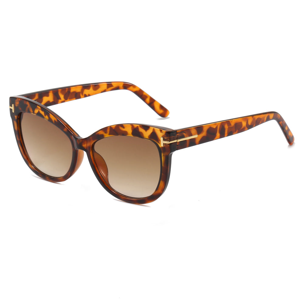 Chic Cat Eye Women Oval Sunglasses