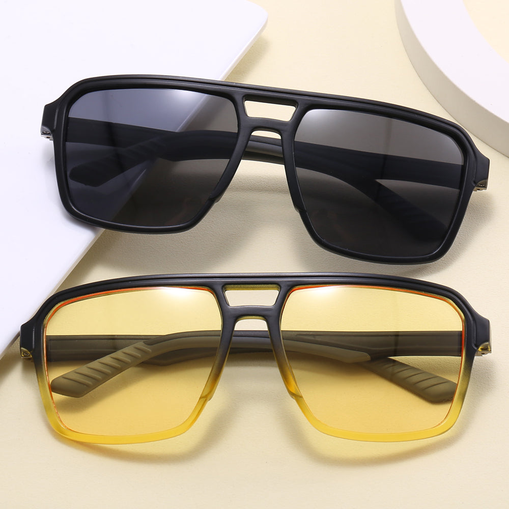 Square Flat Top Spring Hinges Sunglasses