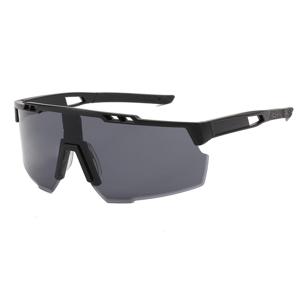 Men Flat Top Sports Cycling Mirror Sunglasses