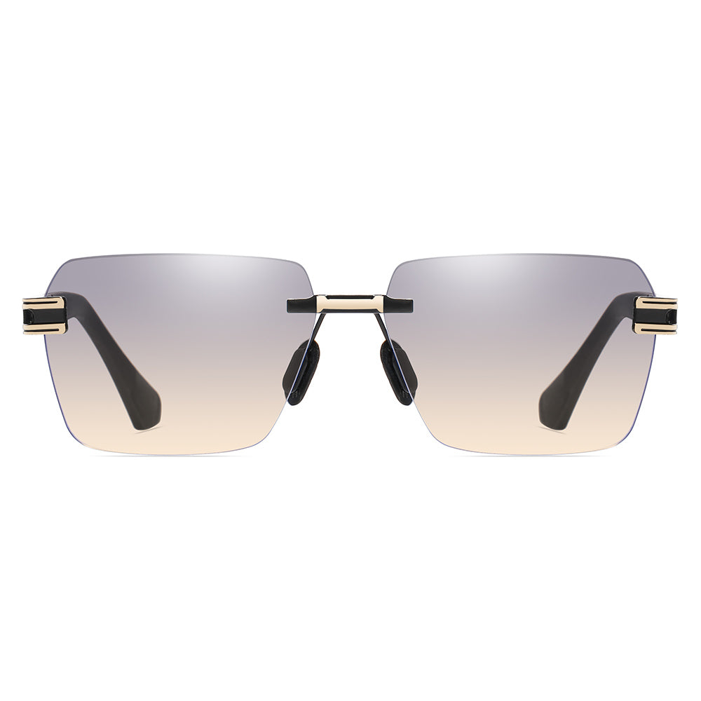 Men's Gradient Rimless Sunglasses