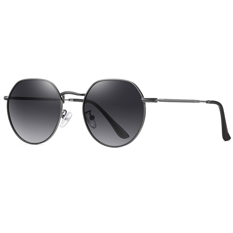 Classic Round Metal Polarized Sunglasses