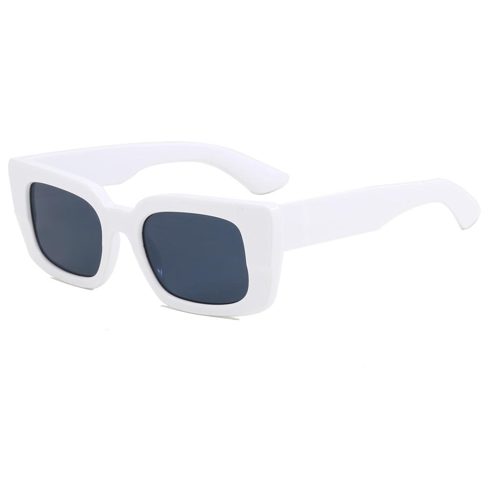 Classic Rectangular Thick Frame Sunglasses