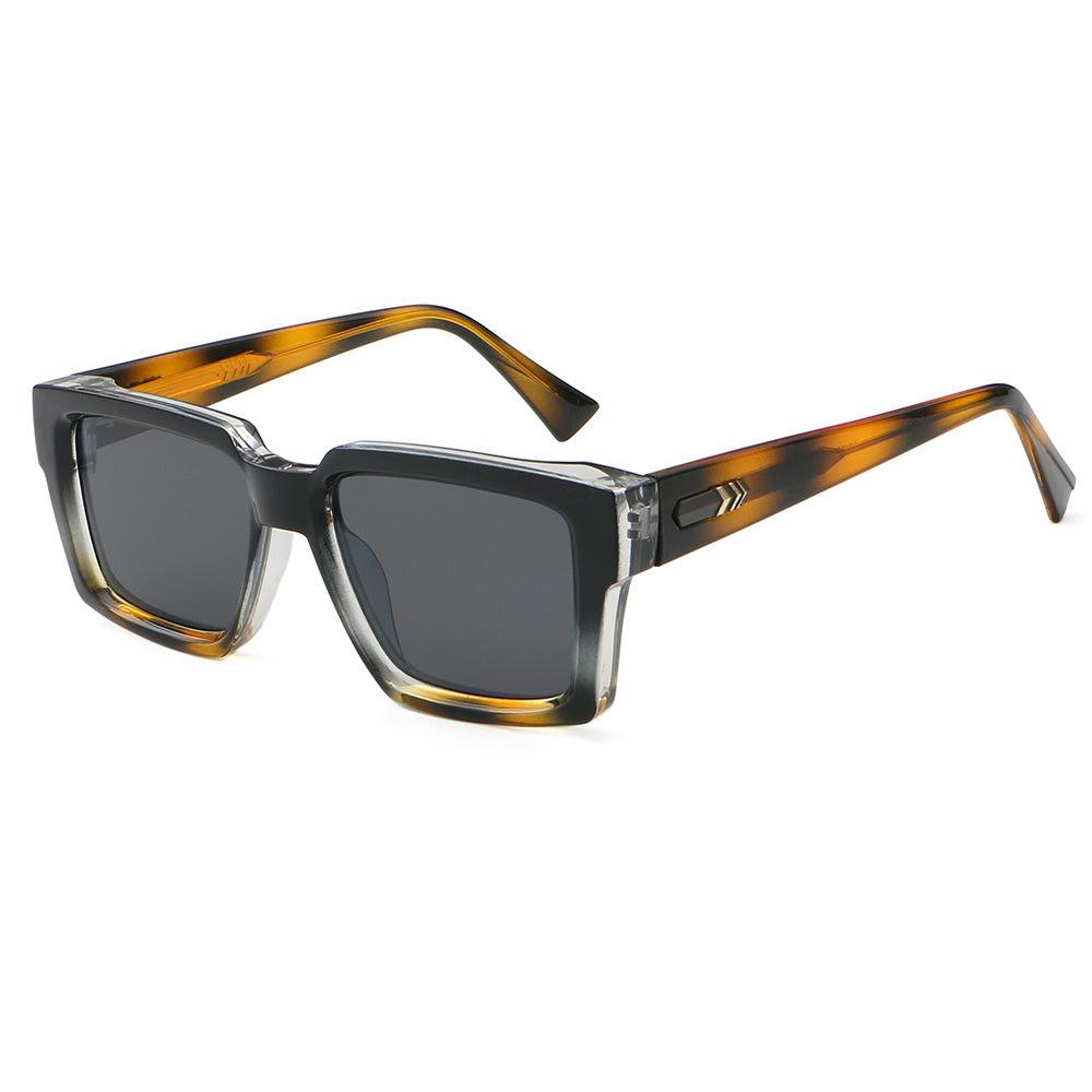 Oversized Thick Square Gradient Shades Sunglasses